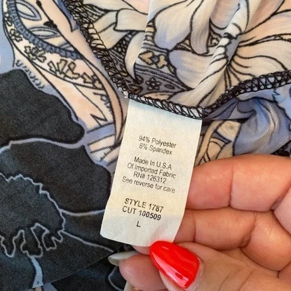 Womens Tops Summer Short Sleeve Casual Loose Blouse Fashion Round Neck Size L - Picture 9 of 13